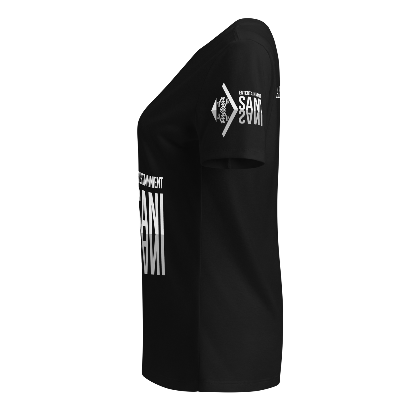 Asani Entertainment Women’s relaxed v-neck t-shirt